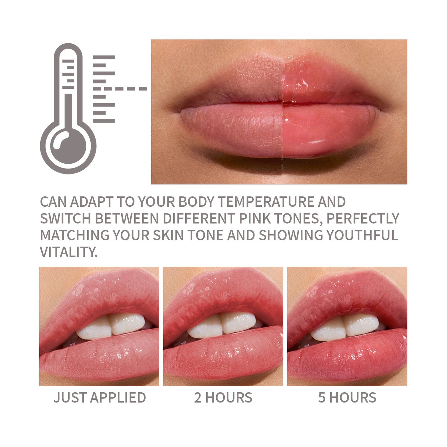 Warm Blush Stick Natural Transparent Uniform Skin Color Lip And Cheek Dual-use
