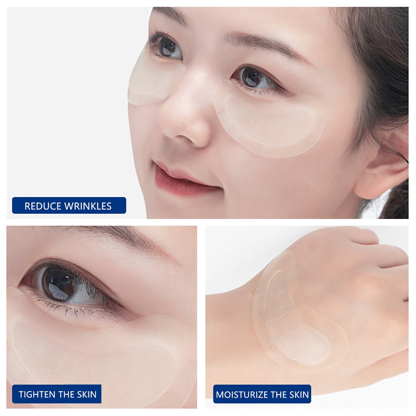 Hyaluronic Acid Line-stretching Micro-needle Eye Patch Lifts And Diminishes Fine