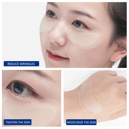 Hyaluronic Acid Line-stretching Micro-needle Eye Patch Lifts And Diminishes Fine