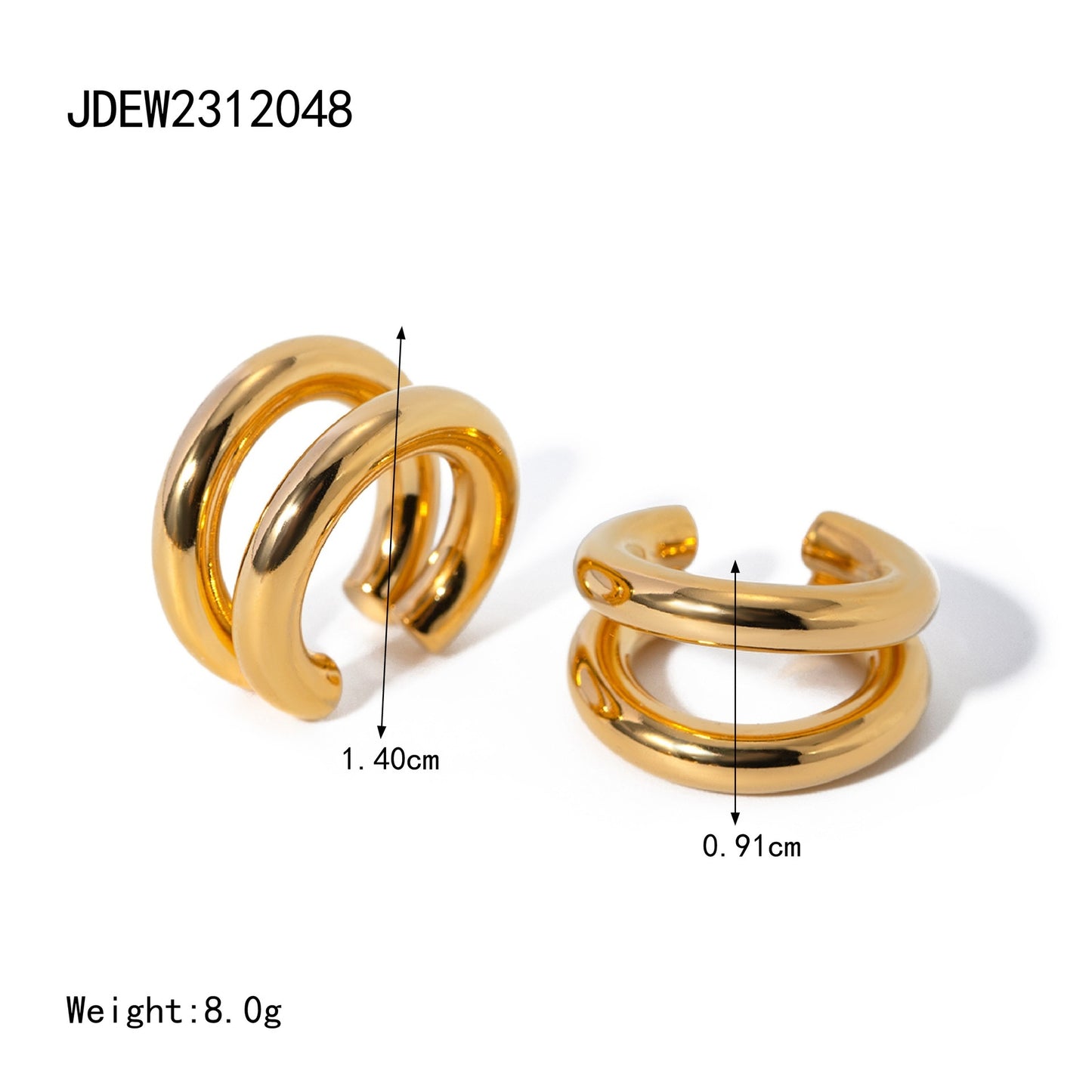 Titanium Steel Earrings Advanced Sense No Piercing Ear Clip