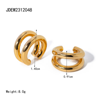 Titanium Steel Earrings Advanced Sense No Piercing Ear Clip