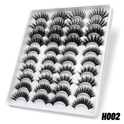 Self-adhesive False Eyelashes In Europe And America 20 Pairs