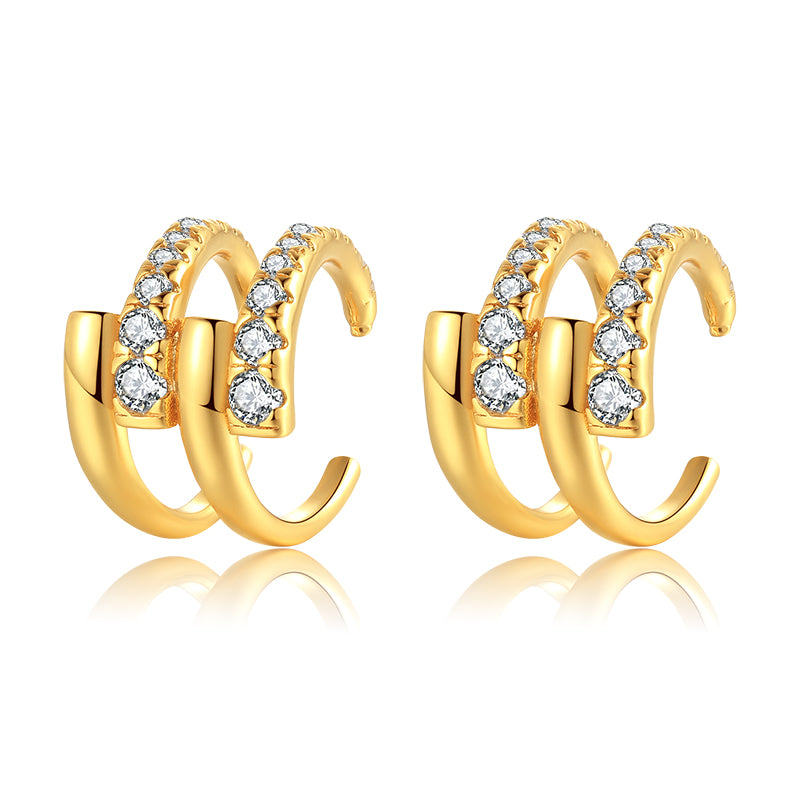 Painless Ear Clip Feminine Cool Fake Earrings