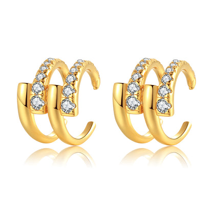 Painless Ear Clip Feminine Cool Fake Earrings