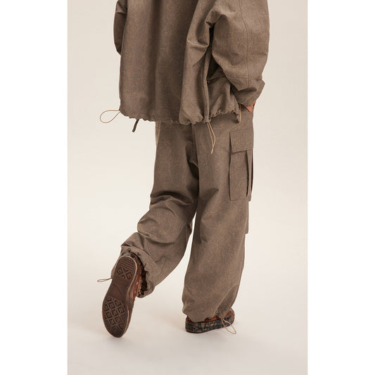 Retro Baggy Straight Trousers Men And Women