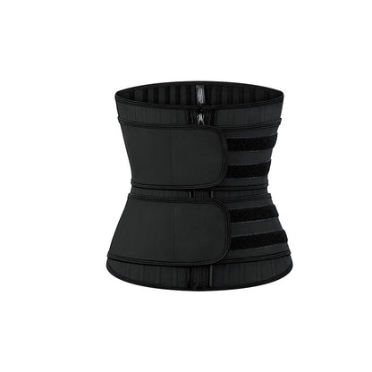 Removable 25 Bone Rubber Belly Band Corset