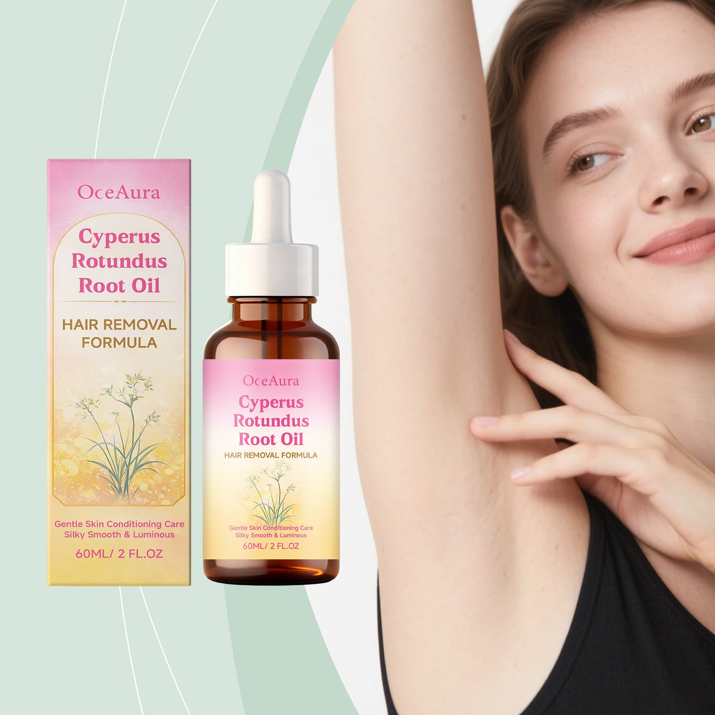 Hair Removal Cyperus Rotundus Root Oil