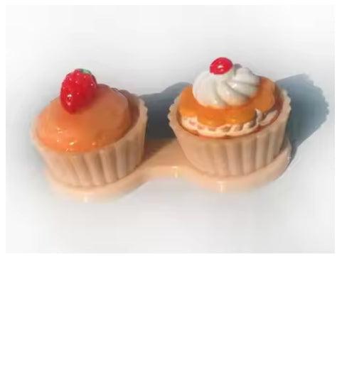 Cake Shape Contact Lens Case
