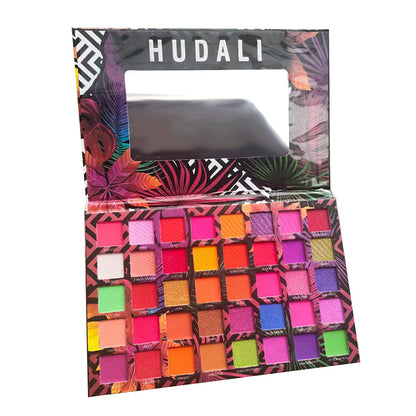 40 Color Large Plate Folding Wet Noodles Eye Shadow