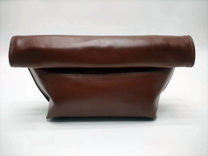 New Trendy Simple Curling Envelope Fashionable Elegant Clutch Bag For Women