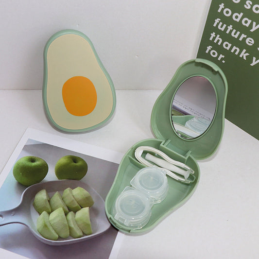Avocado Contact Lens Companion Box Girl Heart