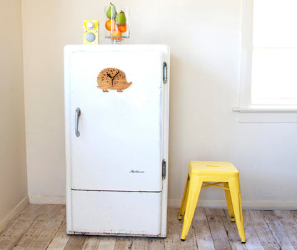 Refrigerator Clock Message Sticker Wall Clock