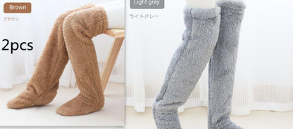 Winter Warm Cold Leg Knee Joint Cold-proof Stockings Home Floor Sleeping Socks