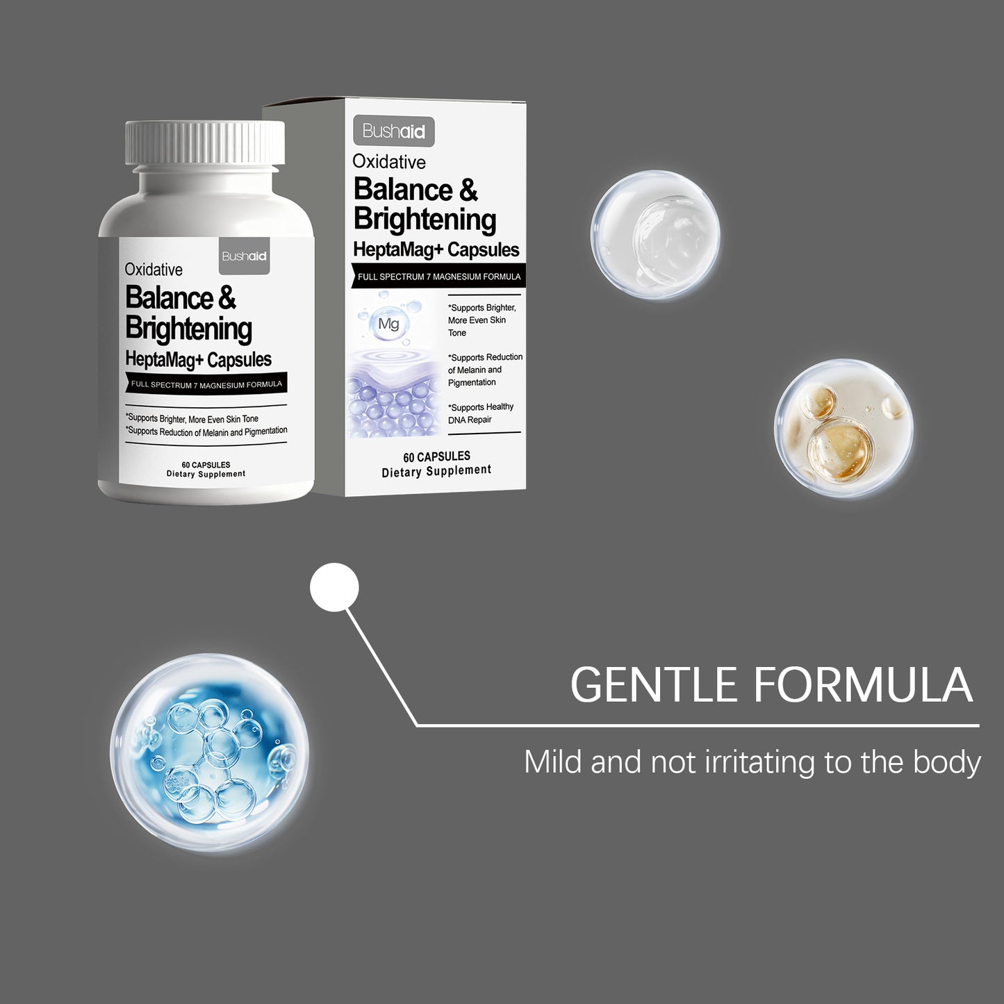 Bright White Seven-Layer Magnesium Capsules