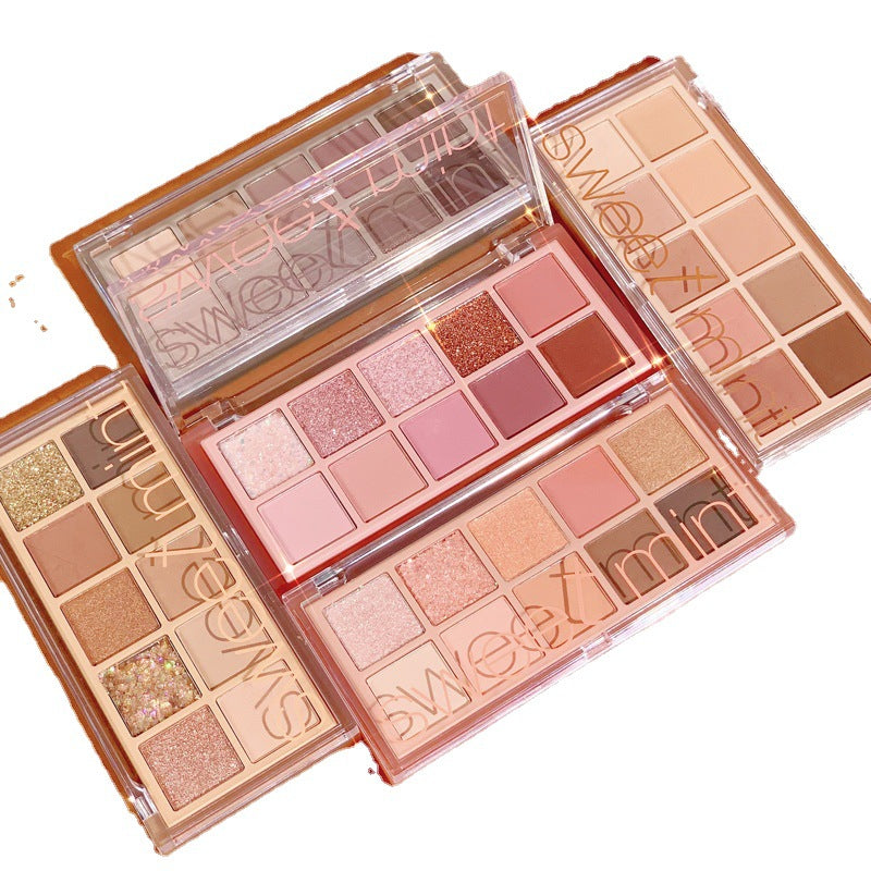 10Shades Of Eyeshadow Pearly Matte Earth Lasting Palette