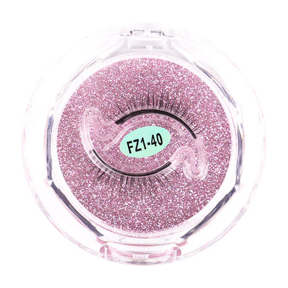 New Temperature Sensing Glue Free Self Adhesive Pair Of Eyelashes