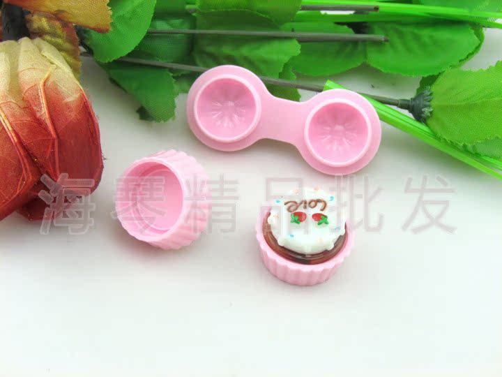 Cake Shape Contact Lens Case