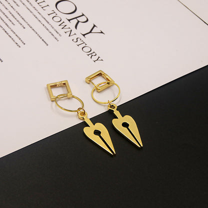 Alloy Earrings Ear Clip Cartoon Characters