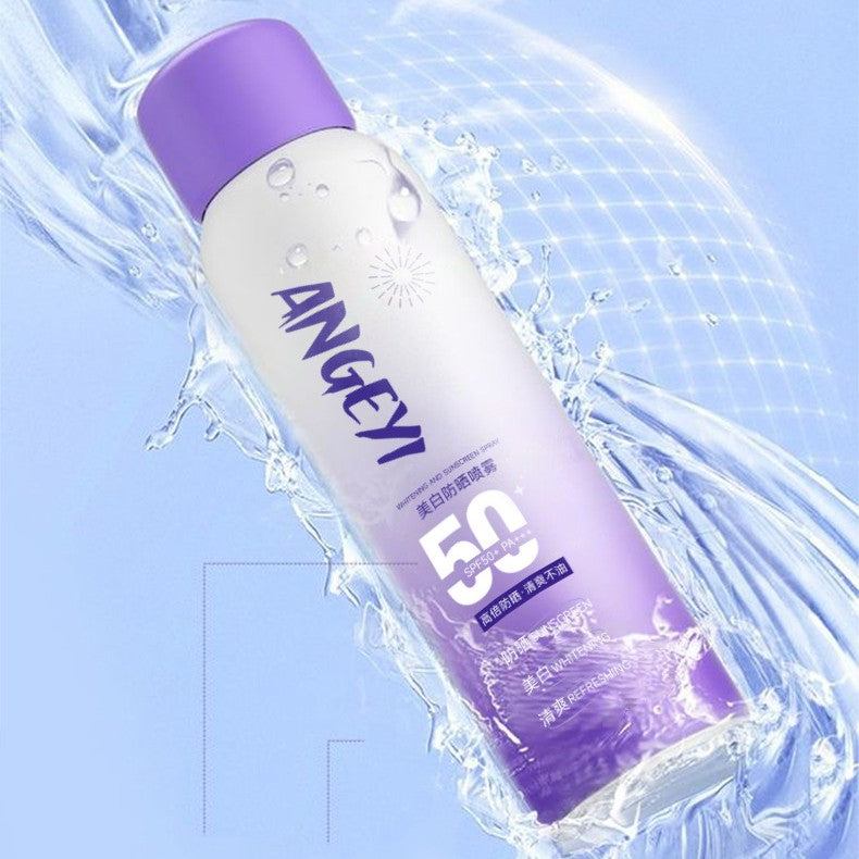 Whitening Sunscreen Spray Non-greasy