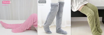 Winter Warm Cold Leg Knee Joint Cold-proof Stockings Home Floor Sleeping Socks