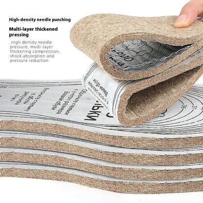 Cartoon Wool Carpet Insole Thick Warm Shock Absorption