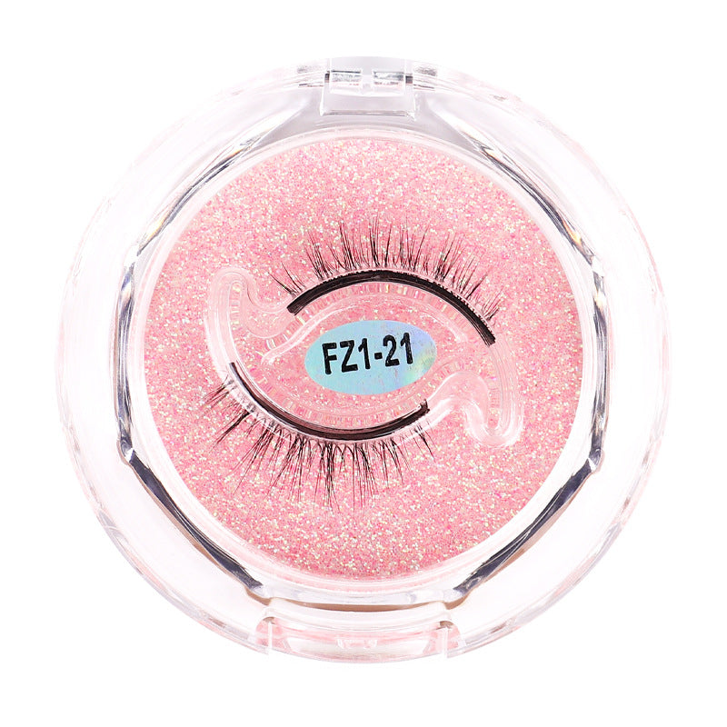 New Temperature Sensing Glue Free Self Adhesive Pair Of Eyelashes
