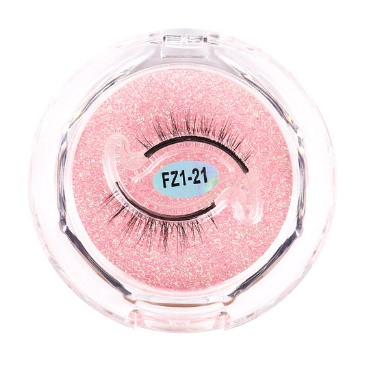 New Temperature Sensing Glue Free Self Adhesive Pair Of Eyelashes