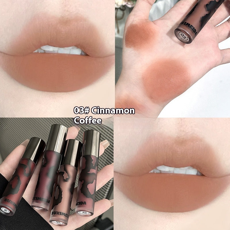 Lava Secret Matte Lip Mud Lipstick White No Stain On Cup