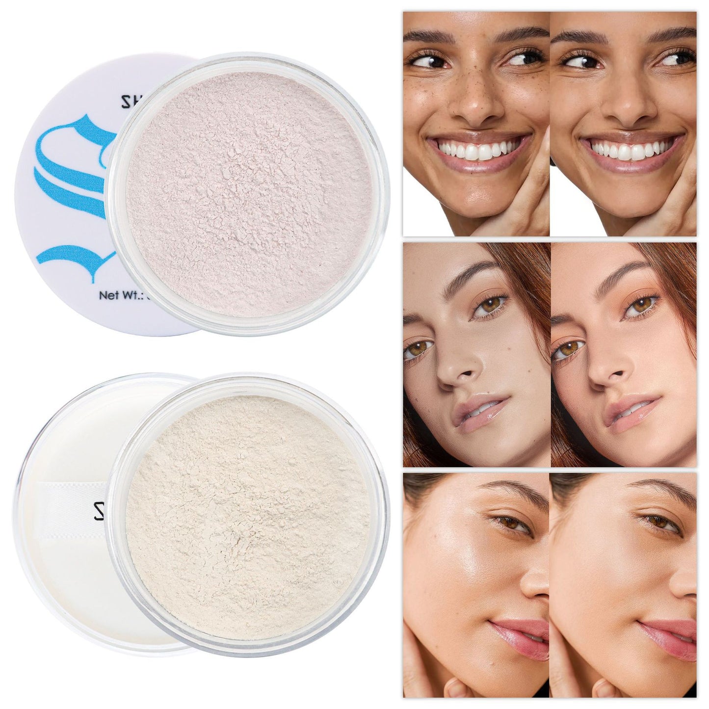 Matte Powder Waterproof Sweatproof Non-Smudging Concealer Loose Powder