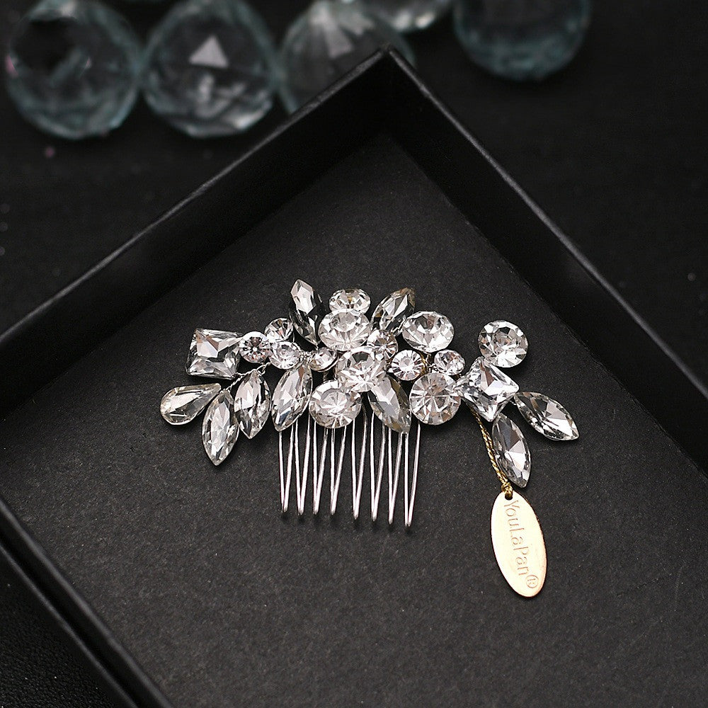 Hair Accessories Rhinestone Styling Decorative Hairbrush