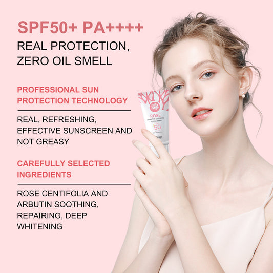 Fruit Glycoside Sunscreen Cream Isolation UV Non-greasy Moisturizing
