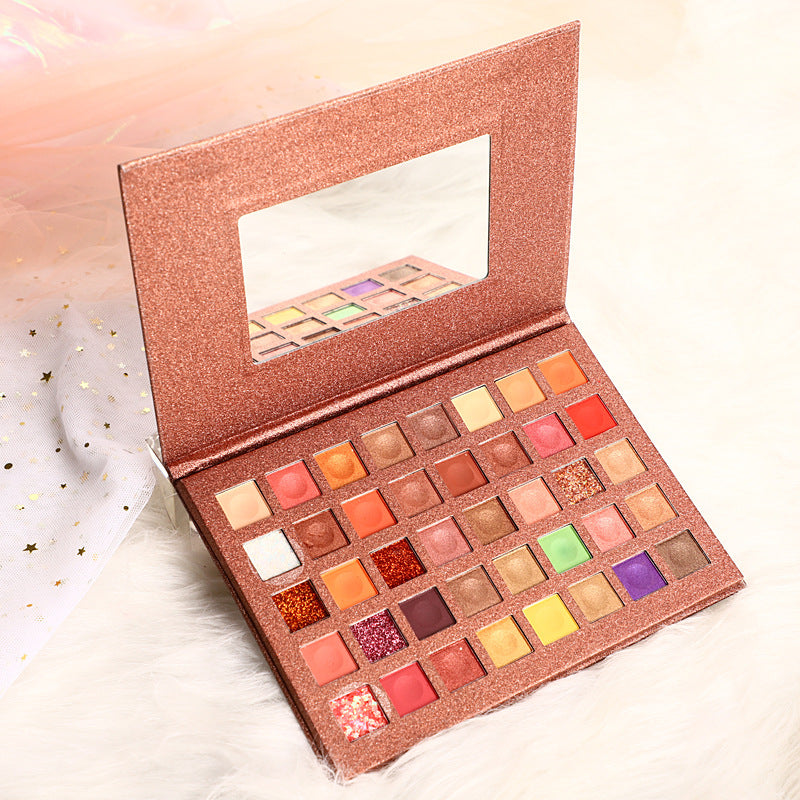 40 Color Makeup Eye Shadow Plate Mashed Potatoes Glitter Matte Sequin Eyeshadow