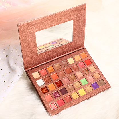 40 Color Makeup Eye Shadow Plate Mashed Potatoes Glitter Matte Sequin Eyeshadow