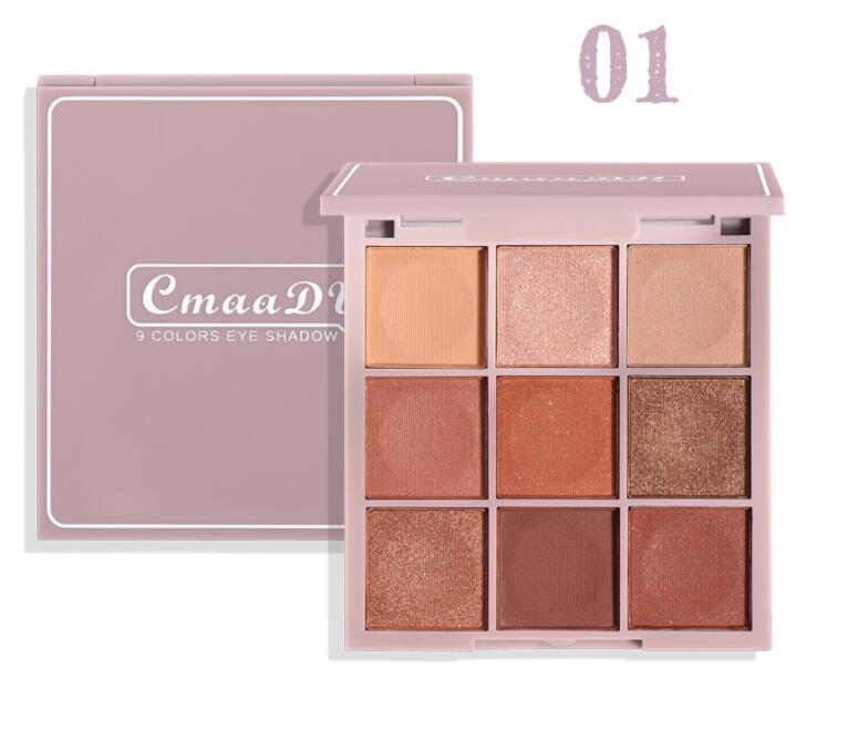 9-color Keyboard Fingertip Eyeshadow Palette