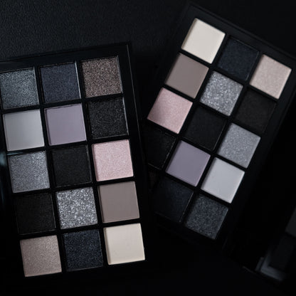 15 Color Matte Pearlescent Smoked Eye Shadow Plate