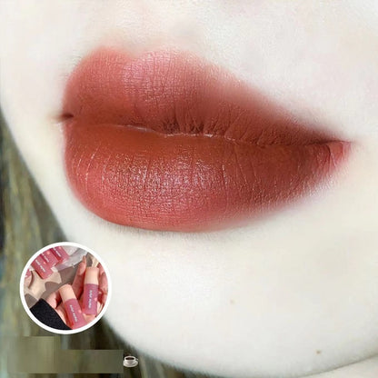 HELLOSTYLE Little Bear Soft Limited Lip Mud Girl Heart Matte Velvet Lip Lacquer