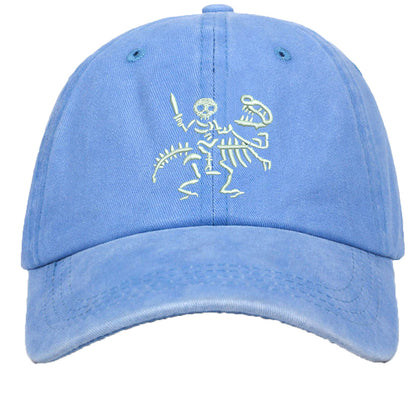 Men's Versatile Knight Dinosaur Embroidered Baseball Cap