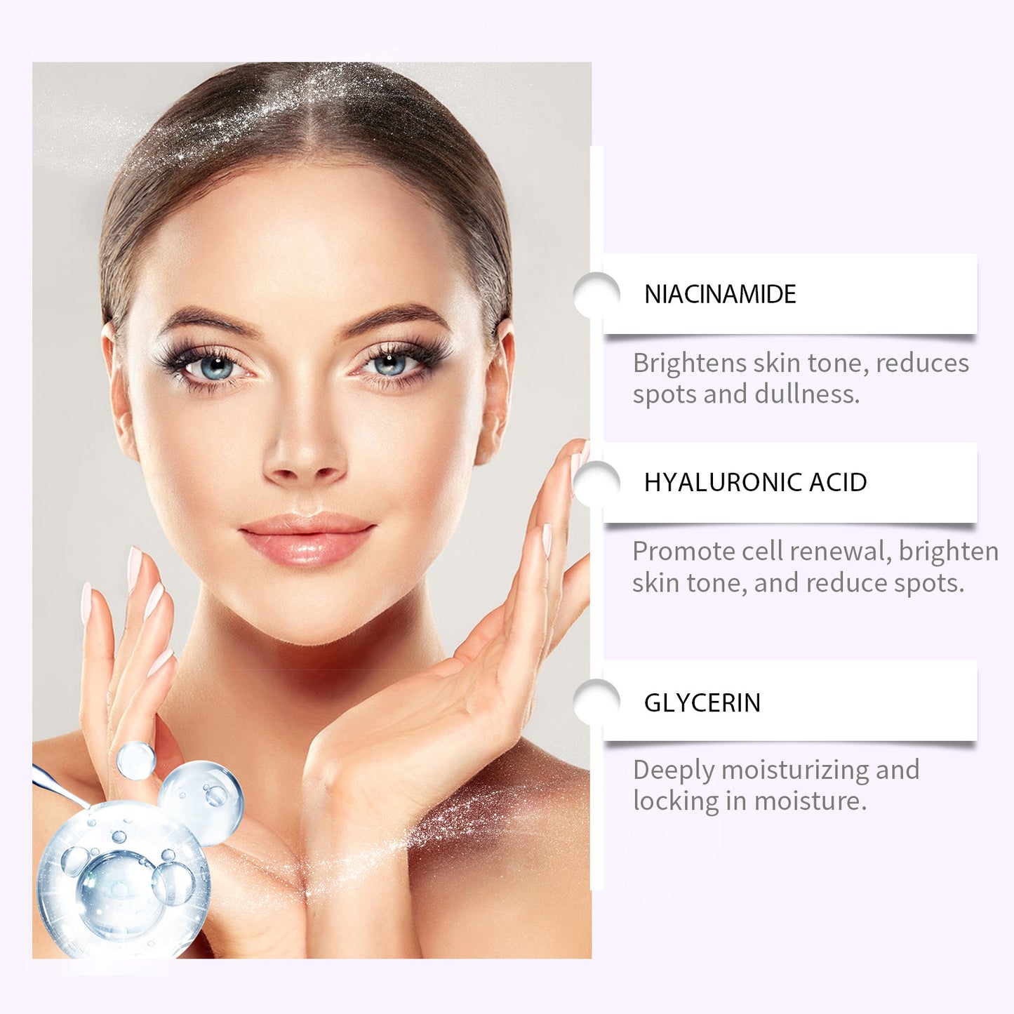 Vitamin B3 Moisturizing Essence Hydrating And Improving Skin Dark And Tender Pores Firming Skin