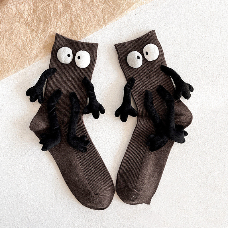 Cute Plush Doll In Tube Socks JK Is Thin Pure Cotton Pile Pile Short Boots Couple