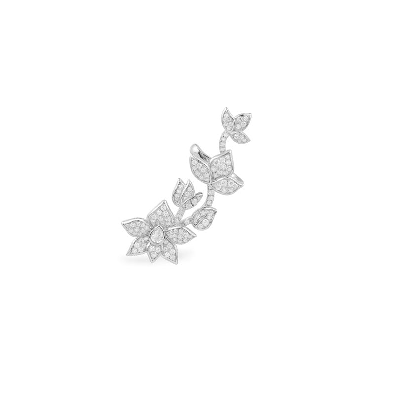 Flower Ear Bone Clip Integrated Earrings