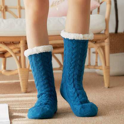 Socks Children Plush Floor Socks Home Slippers