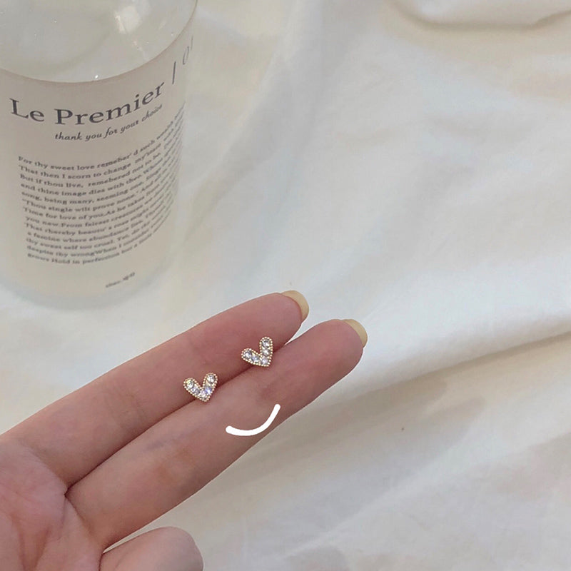 Love Earrings Ear Bone Ear Clip Exquisite Female Simple Temperament