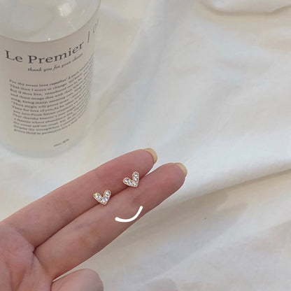 Love Earrings Ear Bone Ear Clip Exquisite Female Simple Temperament