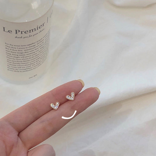 Love Earrings Ear Bone Ear Clip Exquisite Female Simple Temperament
