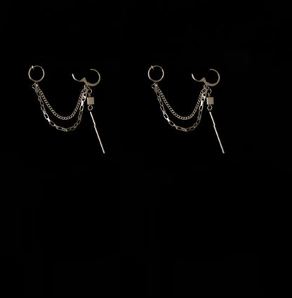 Long Stick Earrings Ear Bone Clip Earrings