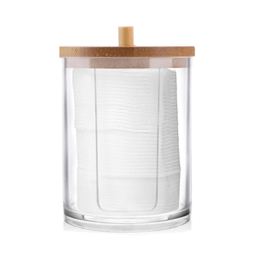 Household Cotton Puff Powder Puff Storage Cotton Swab Facial Wipe Box