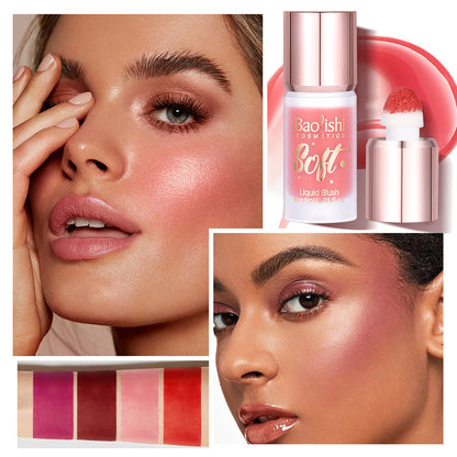 Blush Liquid Slightly Flashing Pearlescent Liquid