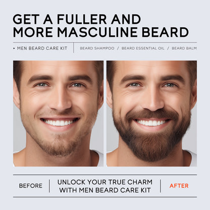 Men's Beard Care Suit 3-piece Set