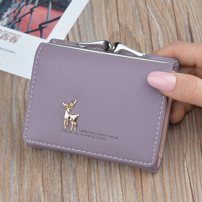 New Cartoon Leather Women Wallet Pocket Ladie Clutch Purs