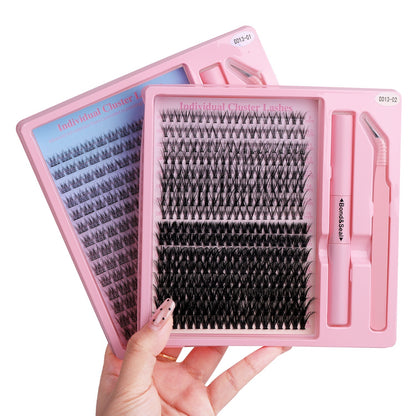 Segmented Hot Melt Single Cluster Large Capacity Thick Eyelash Suit